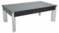 DPT Fusion Black Pool Dining Table with Glass Tops
