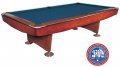 Dynamic II Pool Table - Brown Table with Simonis Royal Blue Cloth