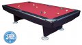 Dynamic II Pool Table - Black Gloss Table with Simonis Red Cloth