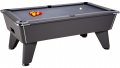 Omega Pro Pool Table - Onyx Grey Cabinet with Grey Wool Cloth 
