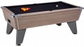 Omega Pro Pool Table - Grey Oak Cabinet with Black Wool Cloth 