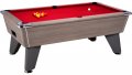 Omega Pro Pool Table - Grey Oak Cabinet with Red Wool Cloth 