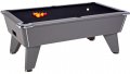 Omega Pro Pool Table - Onyx Grey Cabinet with Black Wool Cloth 