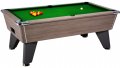 Omega Pro Pool Table - Grey Oak Cabinet with Green Wool Cloth 