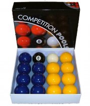 Blue and Yellow 2 Inch Economy Pool Ball Set