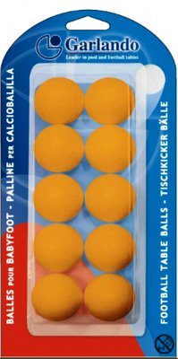 Garlando 10 Orange Table Football Balls