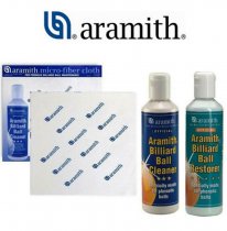 Aramith Ball Cleaning Kit - Cleaner, Restorer and Cloth