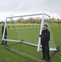 9v9 Football Goal Package - Aluminium Self Weighted 16ft x 7ft