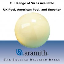 Aramith Pool and Snooker Cue Balls - All Sizes Available