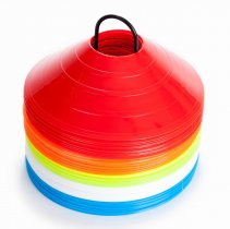 Football Marker Cones - Set of 50 Multi-coloured