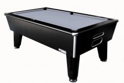 Fast Delivery - 7ft Black Optima Classic Slate Bed Pool Table