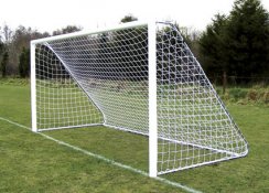 Aluminium Football Goal Package - Freestanding 9v9 Folding Goals 16ft x 7ft