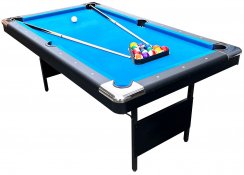 HomeGames 6ft Folding Leg Pool Table