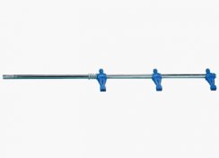 Garlando 3 Man Blue Football Table Rod