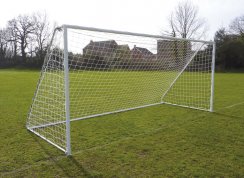 Steel Football Goal Nets - 9v9 Freestanding Goal Package - 16ft x 7ft FOLDING