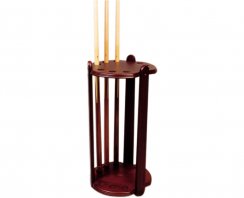 Buffalo Round Mahogany Cue Stand for 9 Cues