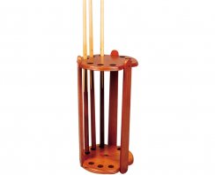 Buffalo Round Maple Cue Stand for 9 Cues