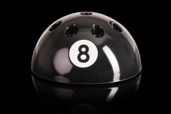 8 Ball Pool Cue Rack in Black