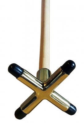 Brass Cross Rest on Rest Stick