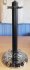 Black & Chrome Finish Free Standing Cue Rack for 6 Cues