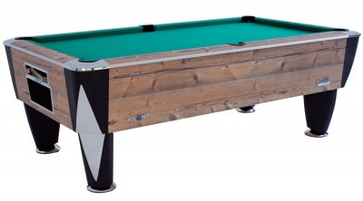 SAM Magno Slate Bed Pool Table - Country Oak Cabinet Finish