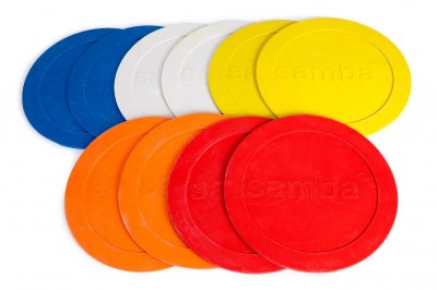 Pack of 10 Flat Markers - 8 Inch Diameter