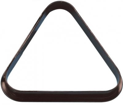 American Pool Ball Triangle 2 1/4 Inch Size Black