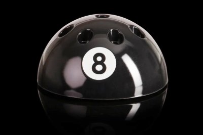 Eight Ball Moulded Cue Rack for 9 Cues