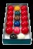 Aramith 10 Red Snooker Ball Set for a Pub Pool Table