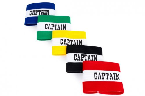 5 x Adult Captain Arm Bands - Elastic Football Arm Bands