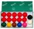 Aramith 10 Red Snooker Ball Set for a Pub Pool Table