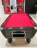 SAM Atlantic Pool Table - Black Gloss Cabinet Finish with Red Cloth