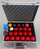 Aramith 2 1/16 Inch Snooker Ball Set and Aluminium Carry Case