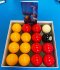 Aramith Red and Yellow 2 inch pool balls