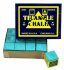 Triangle Pool Cue Chalk - Box of 12