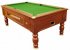 Optima Coin Operated Pool Table - Dark Walnut with Green Cloth