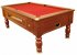 Optima Coin Operated Pool Table - Dark Walnut with Red Cloth