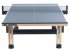 Cornilleau Competition 850 ITTF Wood Indoor Table Tennis Table - End View