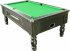 Optima Coin Operated Pool Table - Black Cabinet Finish with Green Cloth