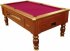 Richmond Coin Operated Pool Table - Dark Walnut Cabinet with Burgundy Cloth