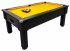 Black Optima Paris Slate Bed Pool Table with Gold Smart Cloth