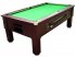 Optima Prime Pool Table - Black Cabinet with Green Cloth
