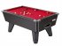 Black Winner Pool Table with Red Wool Cloth 