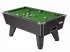 Black Winner Pool Table with Green Wool Cloth 