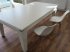 Gatley Classic Pool Dining Table in White with Hard Tops