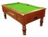 Richmond Coin Operated Pool Table - Dark Walnut Cabinet with Green Cloth