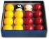 Aramith Pro Cup Red and Yellow Pool Ball Set