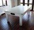 Tuscany Pool Dining Table in White with Matching Tops