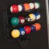 Spot & Stripe Pool Balls in Storage