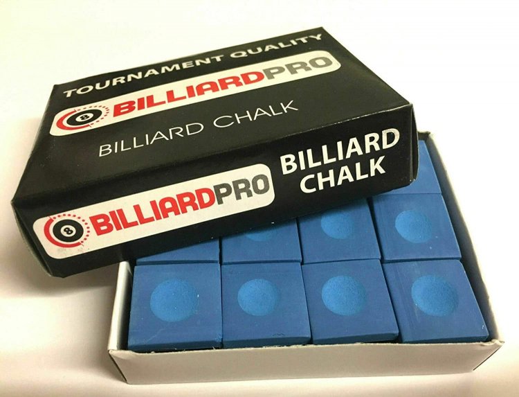 Blue Box of 12 Cubes of Tournament Quality Pioneer Chalk 